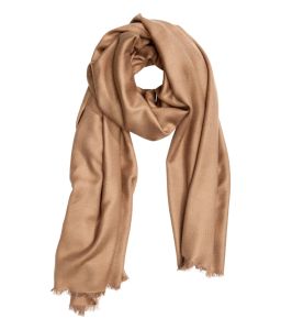 Ladies brown scarf